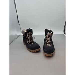 Rieker  Y9131-14 Aria Boots, Navy/taupe 40 EU Womens 9 US